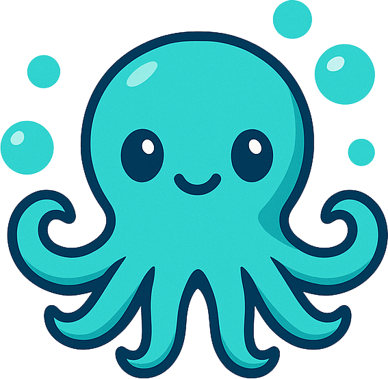 BubblyOcto Logo